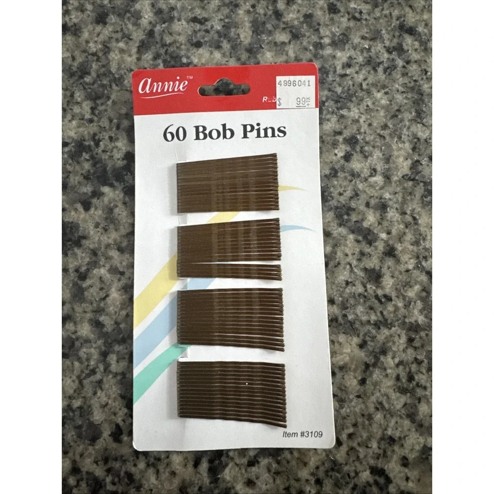 ANNIE 60 BOB PINS WITH RUBBER TIPS‎ 2